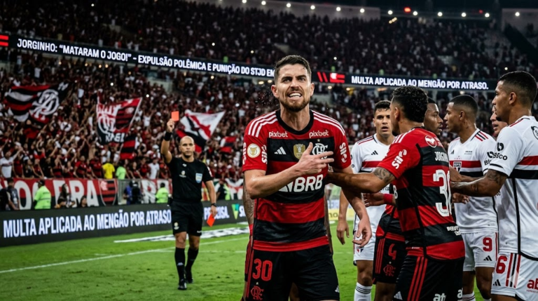 A Piada do STJD: Flamengo Multado e Jorginho Advertido Enquanto a Arbitragem Segue Intocável
