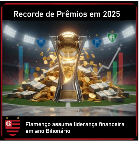 Recorde de Prêmios em 2025: Flamengo Assume Liderança Financeira em Ano Bilionário