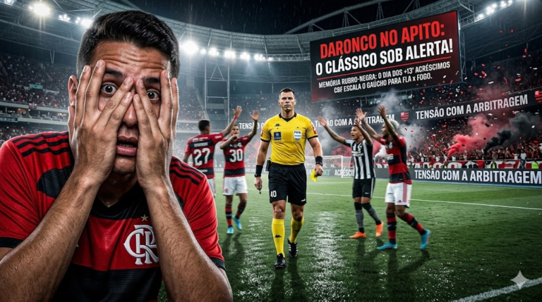 Alerta no Apito: CBF Escala Anderson Daronco para o Clássico Flamengo x Botafogo