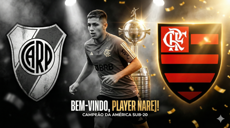 Mercado da Base: Flamengo Acerta Empréstimo de Joia do River Plate com Opção de Compra Milionária