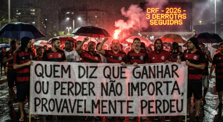 Flamengo: “Quem diz que ganhar ou perder não importa, provavelmente perdeu.”