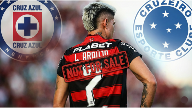 Flamengo Faz “Jogo Duro” e Segura Luiz Araújo Após Investidas de Cruz Azul e Cruzeiro